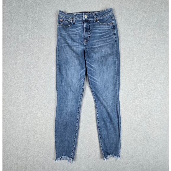 Gap Womens Size 8/29 Tall Curvy True Skinny Jeans Raw Hem - Picture 2 of 16